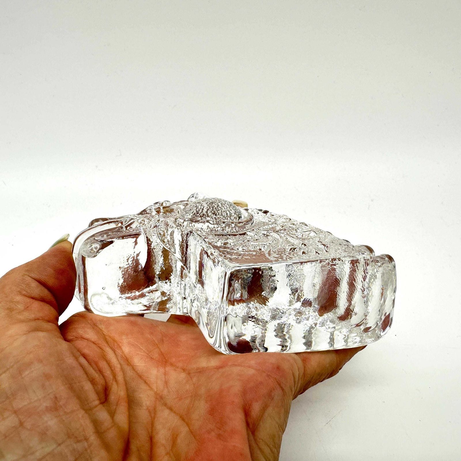 Kosta Boda Art Glass Horse Head: 1960 Bertil Vallien Sculpture photo buy