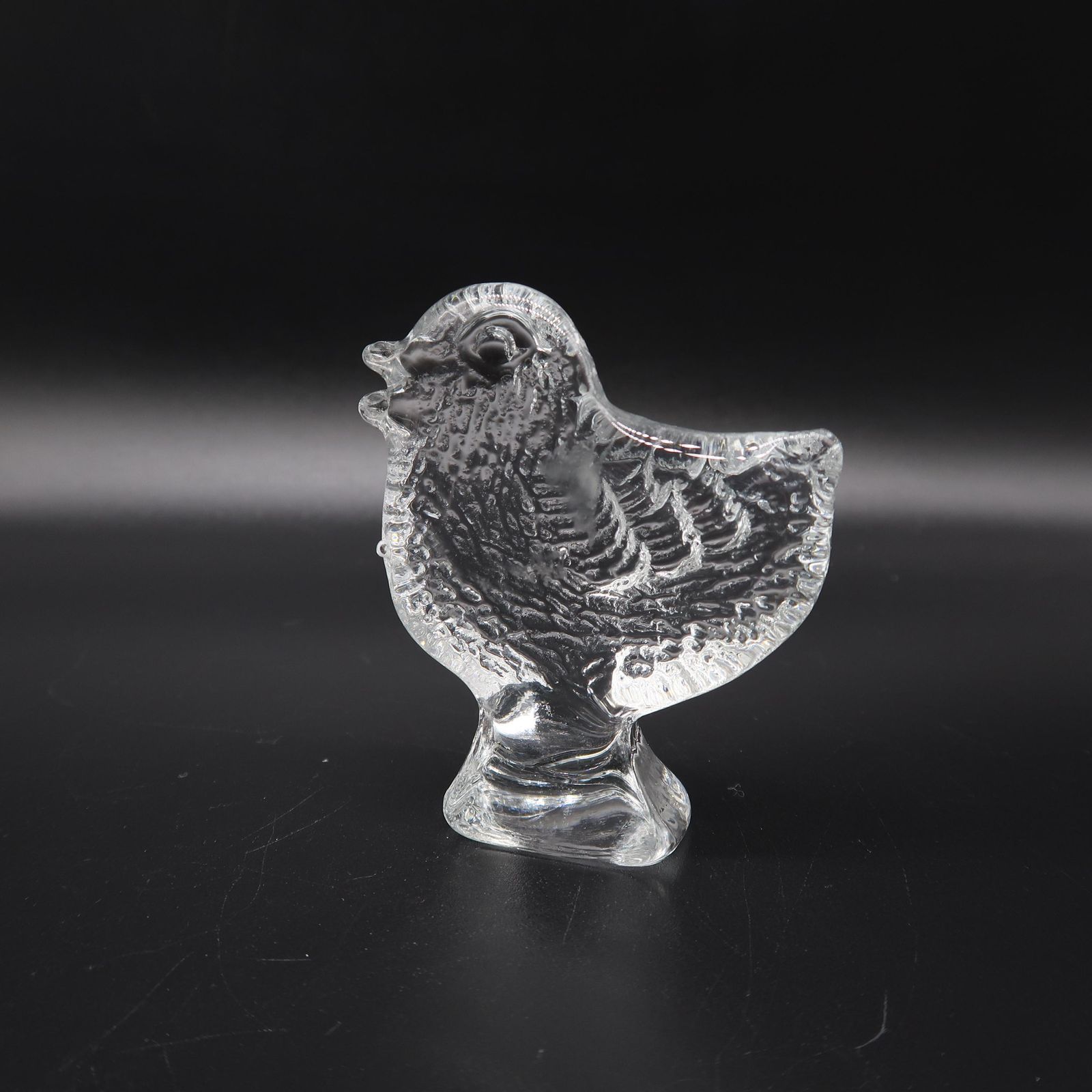 Kosta Boda Glass Chicken Figurine – Bertil Vallien Swedish Art Glass photo 54.0