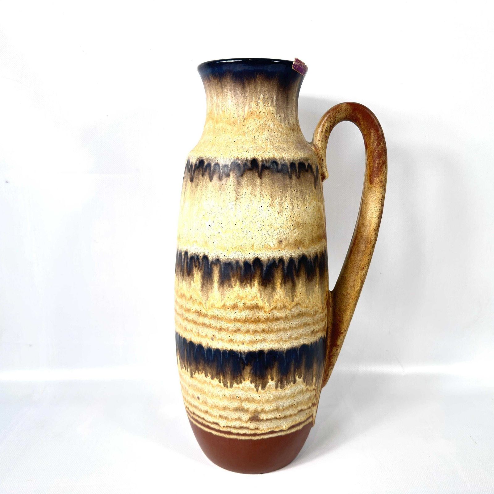 Mid Century Scheurich Pottery Vase – 1960s German Floor Jug, 47 Cm photo buy