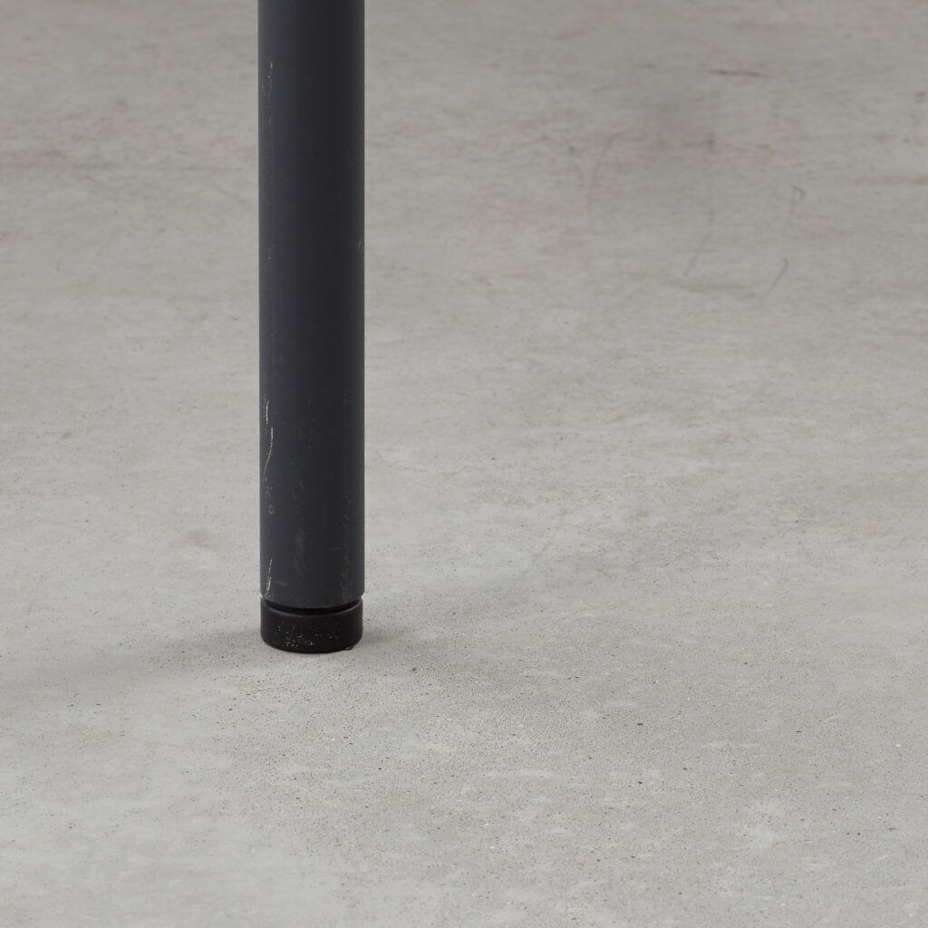 Jonas Bohlin Dining Table In Metal And Leather Sweden, Late 20th Century photo Furniture