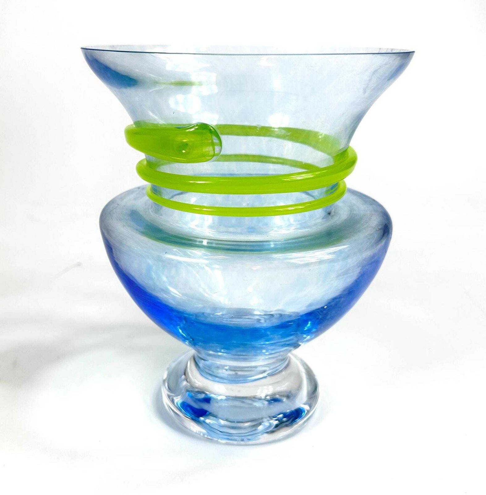 Kosta Boda Monica Backström Glass Vase,  Mid Century 'Serpent' Series photo buy