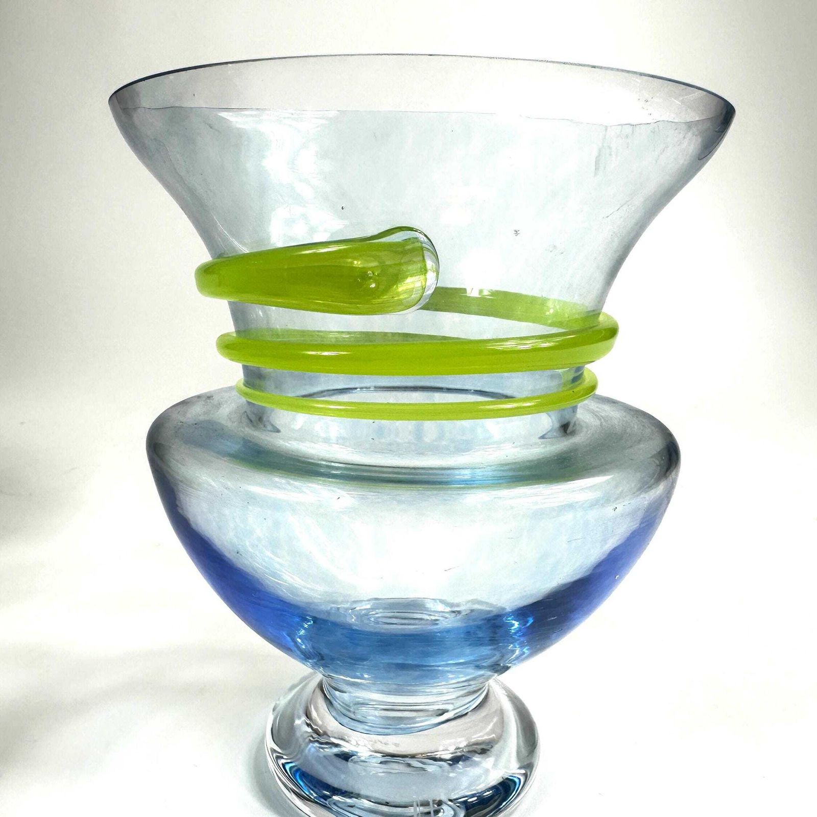 photo furniture Kosta Boda Monica Backström Glass Vase,  Mid Century 'Serpent' Series