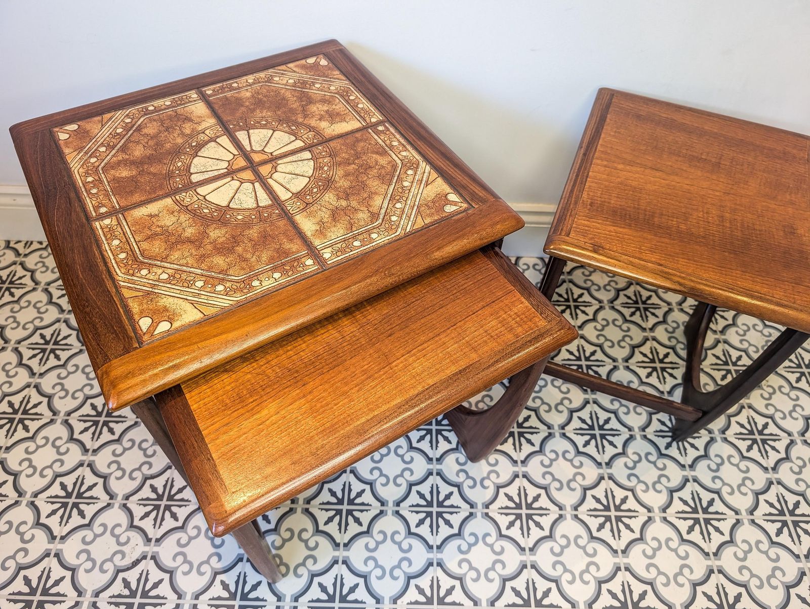 photo buy G Plan Astro Tiled Top Nest Of Tables. Retro, Vintage G Plan. Set Of 3 Tables