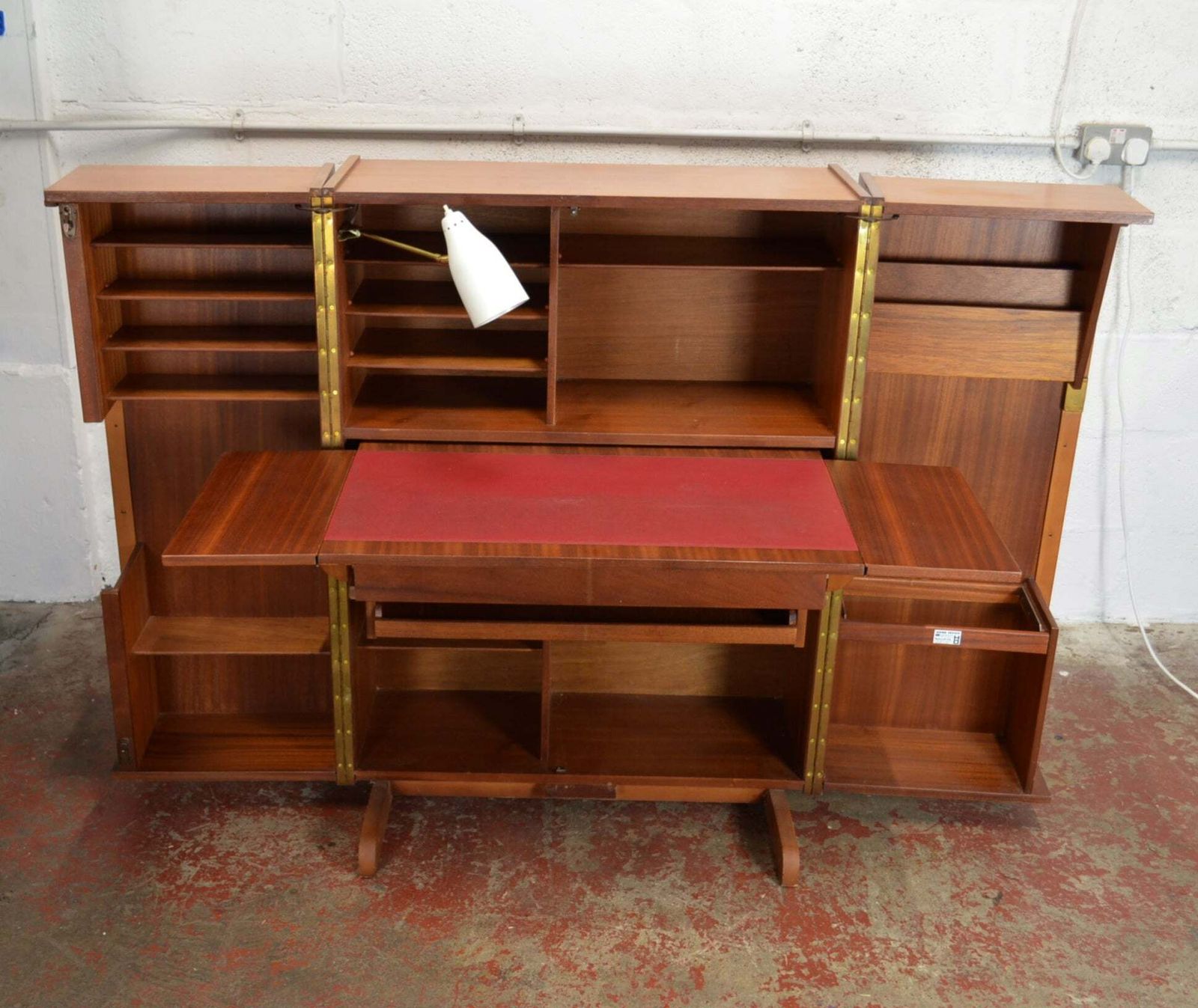 Mid Century 1960s ‘Home Office’ Hidden Desk By Newcraft Ltd photo furniture