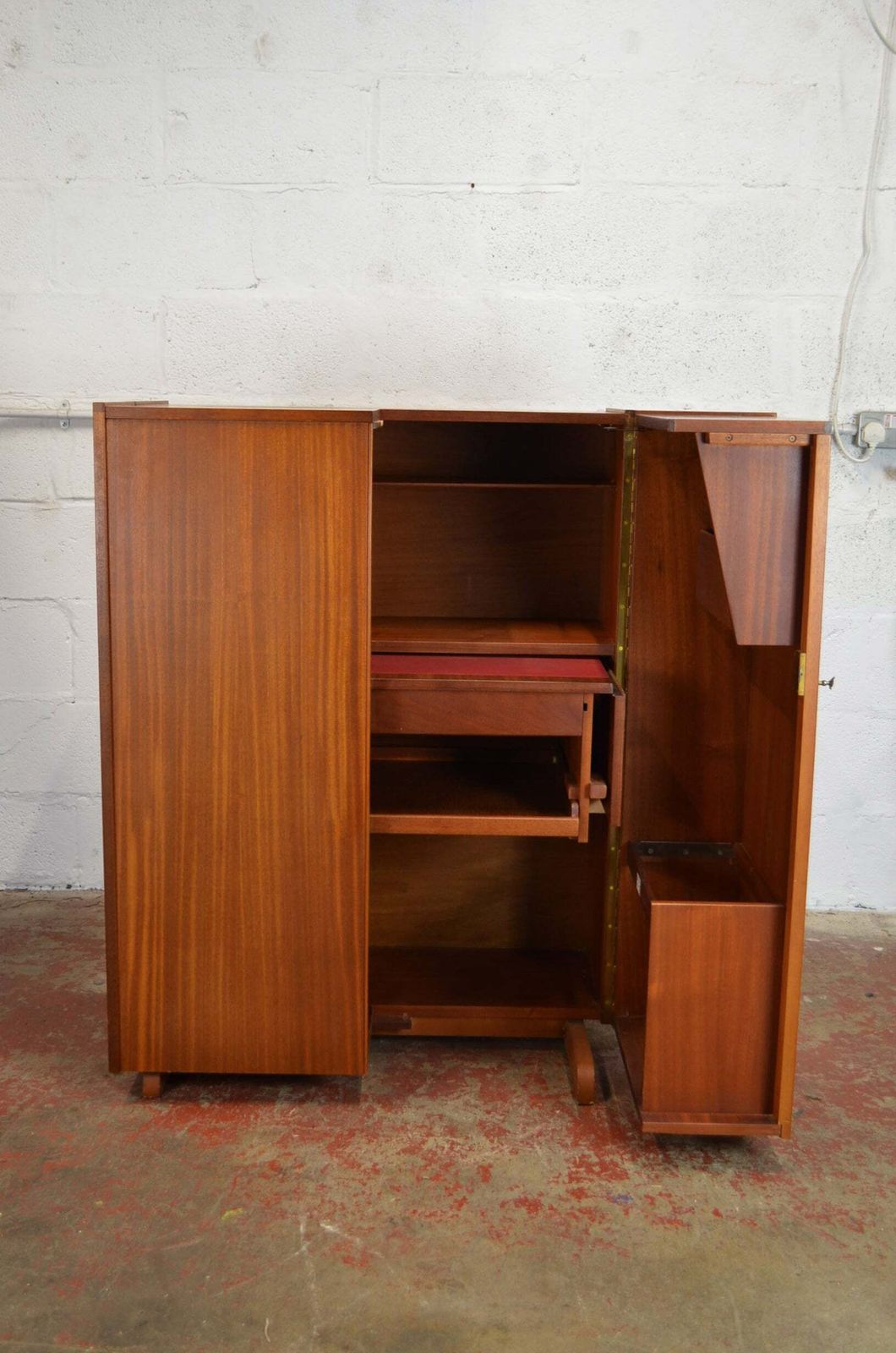 Mid Century 1960s ‘Home Office’ Hidden Desk By Newcraft Ltd photo buy