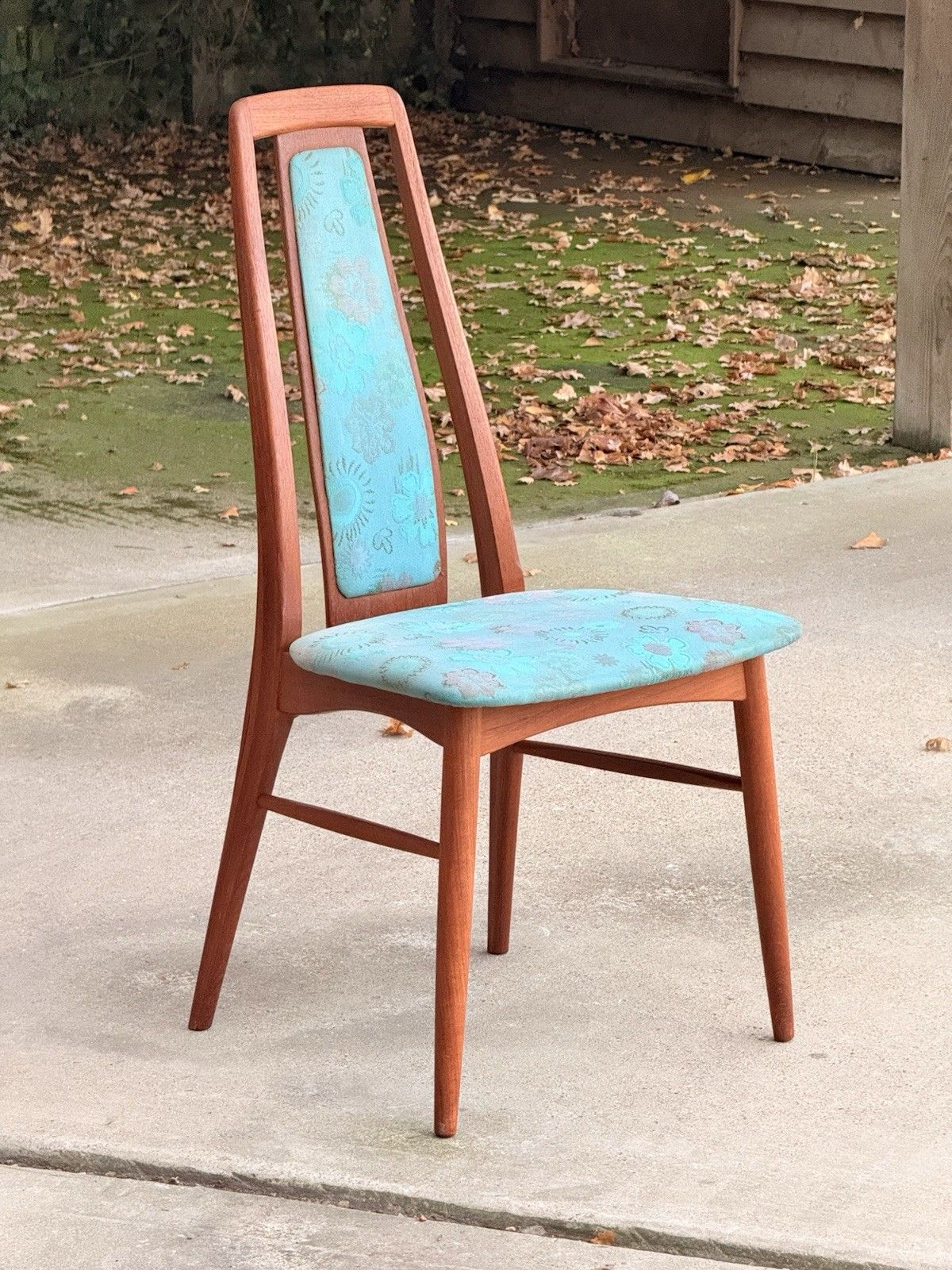 photo vintage Rare Set 6(4+2) Nils Koefoeds “Eva” Teak Dining Chairs, Danish Modern, Hornslet