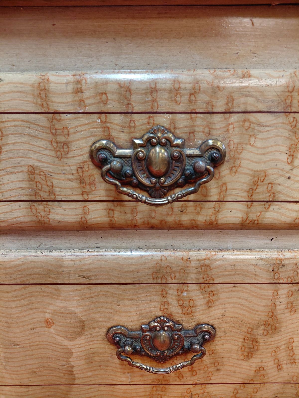 Aesthetic Movement Victorian Pine Chest Of 4 Drawers With Original Scumbled Finish photo 395.0