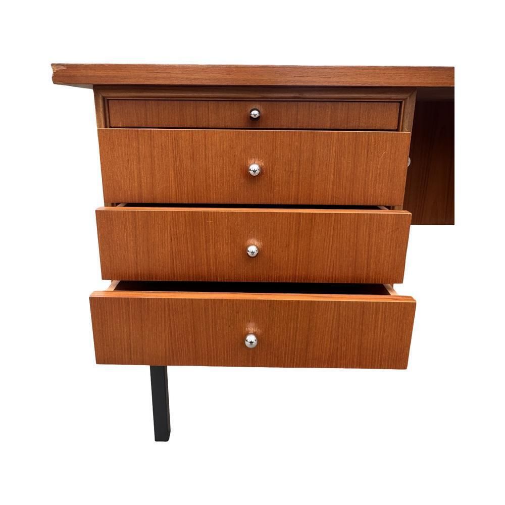 German Executive Desk In Teak From Wk Möbel, 1970s photo for sale