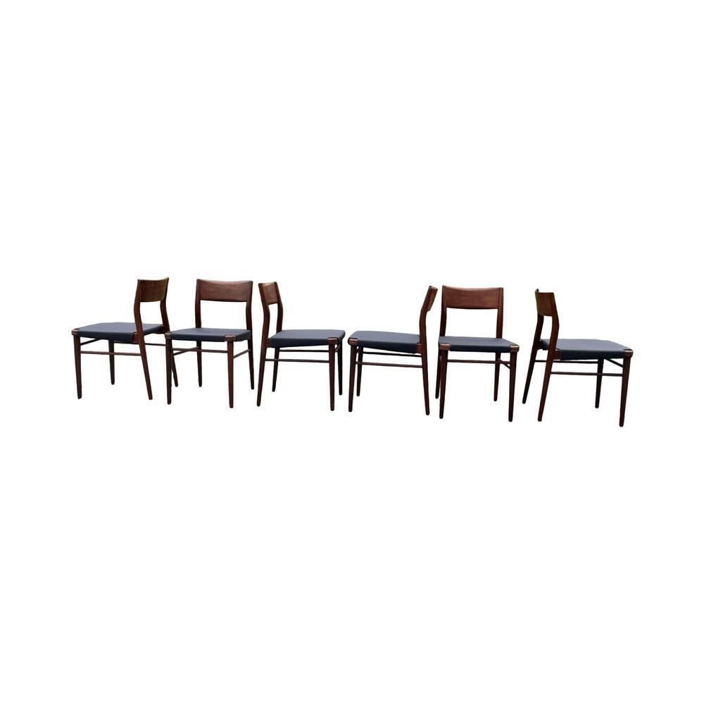 photo furniture Model 351 Dining Chairs In Teak By Georg Leowald For Wilkhahn, Germany, 1956, Set Of 6