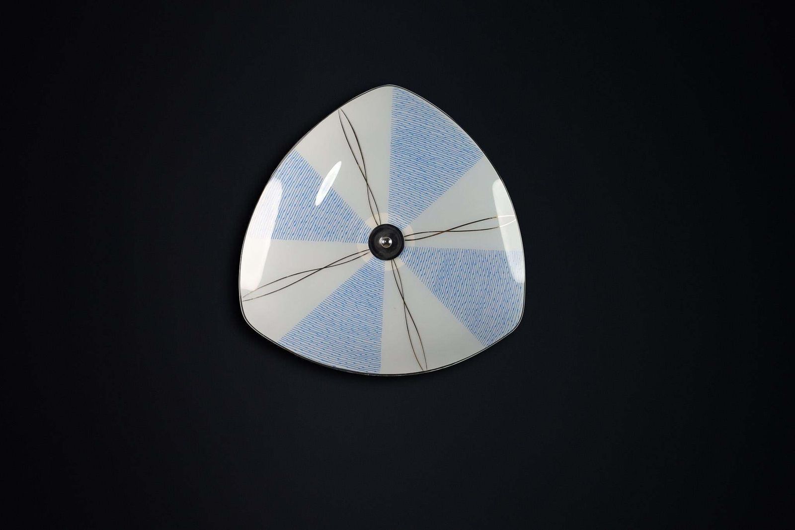 Mid Century Glass Hanging Pendant Or Wall Light Brussels World Expo 1958 (No55) photo furniture