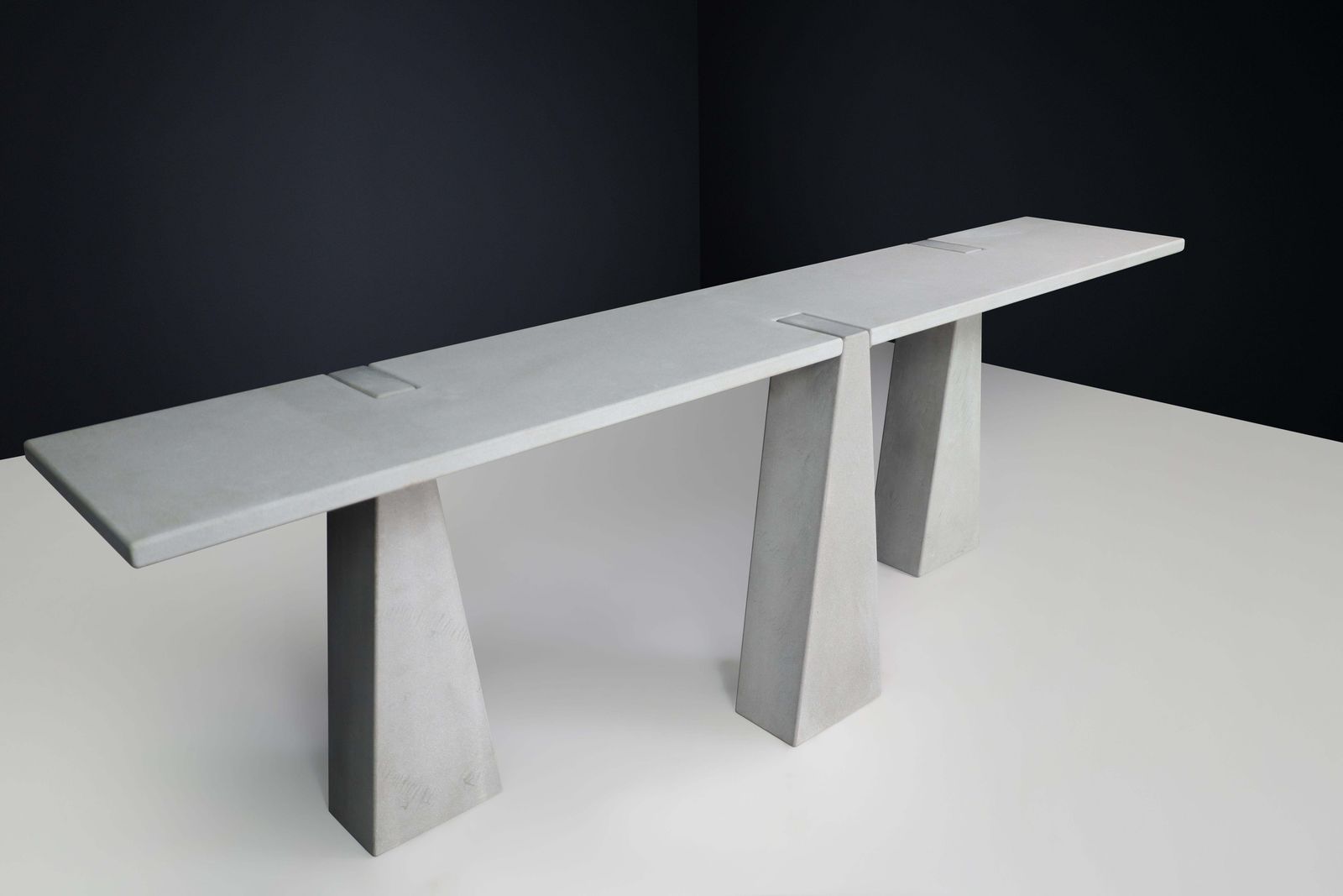photo for sale Pietra Serena' Inca'  Console By Angelo Mangiarotti For Skipper, Italy, 1978