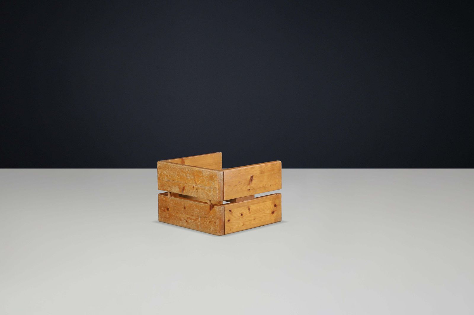 Charlotte Perriand Mid Century Pine Stool, Les Arcs Ski Resort, 1960s photo buy