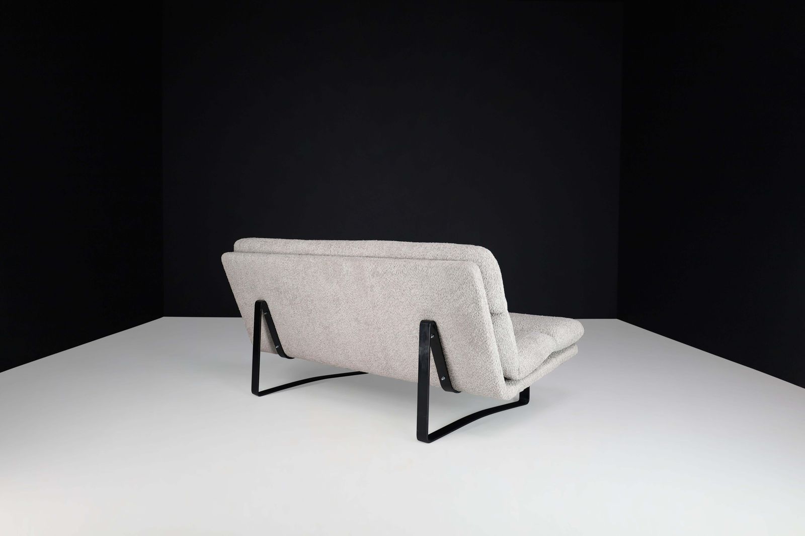 C684 Sofa By Kho Liang Ie For Artifort In Bouclé Upholstery The Netherlands 1968 photo 3619.0