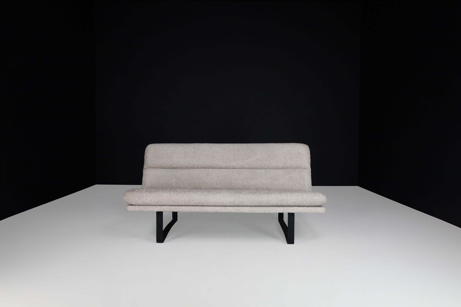 photo for sale C684 Sofa By Kho Liang Ie For Artifort In Bouclé Upholstery The Netherlands 1968