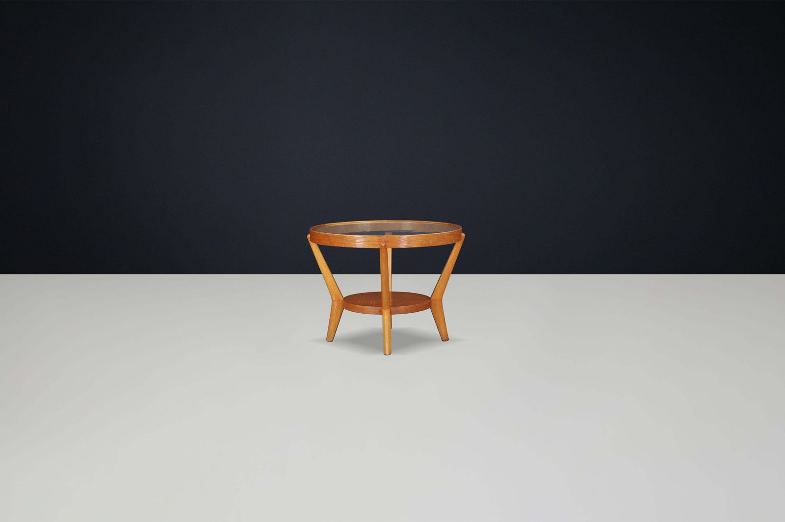1940s Bentwood Coffee Table By Karel Kozelka & Antonín Kropáček, For Int. Praha photo for sale