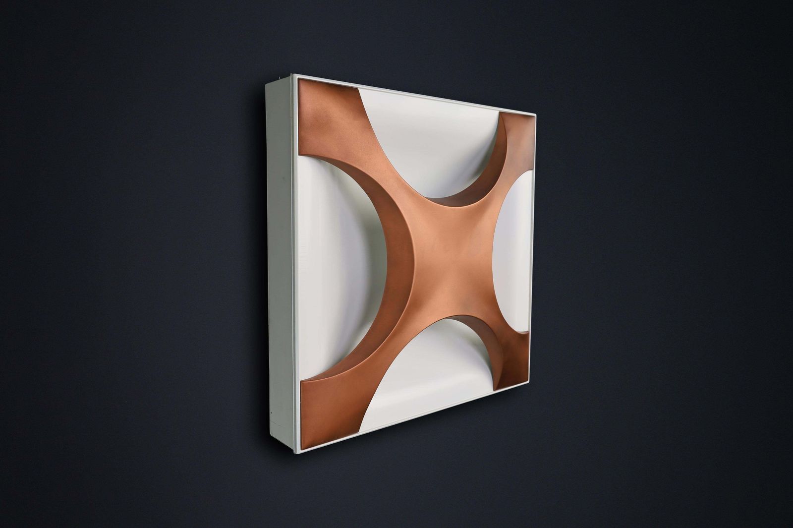 1968 “Cross Oyster” Wall Sculpture Lights By Rolf Krüger For Staff Leuchten photo 4468.0