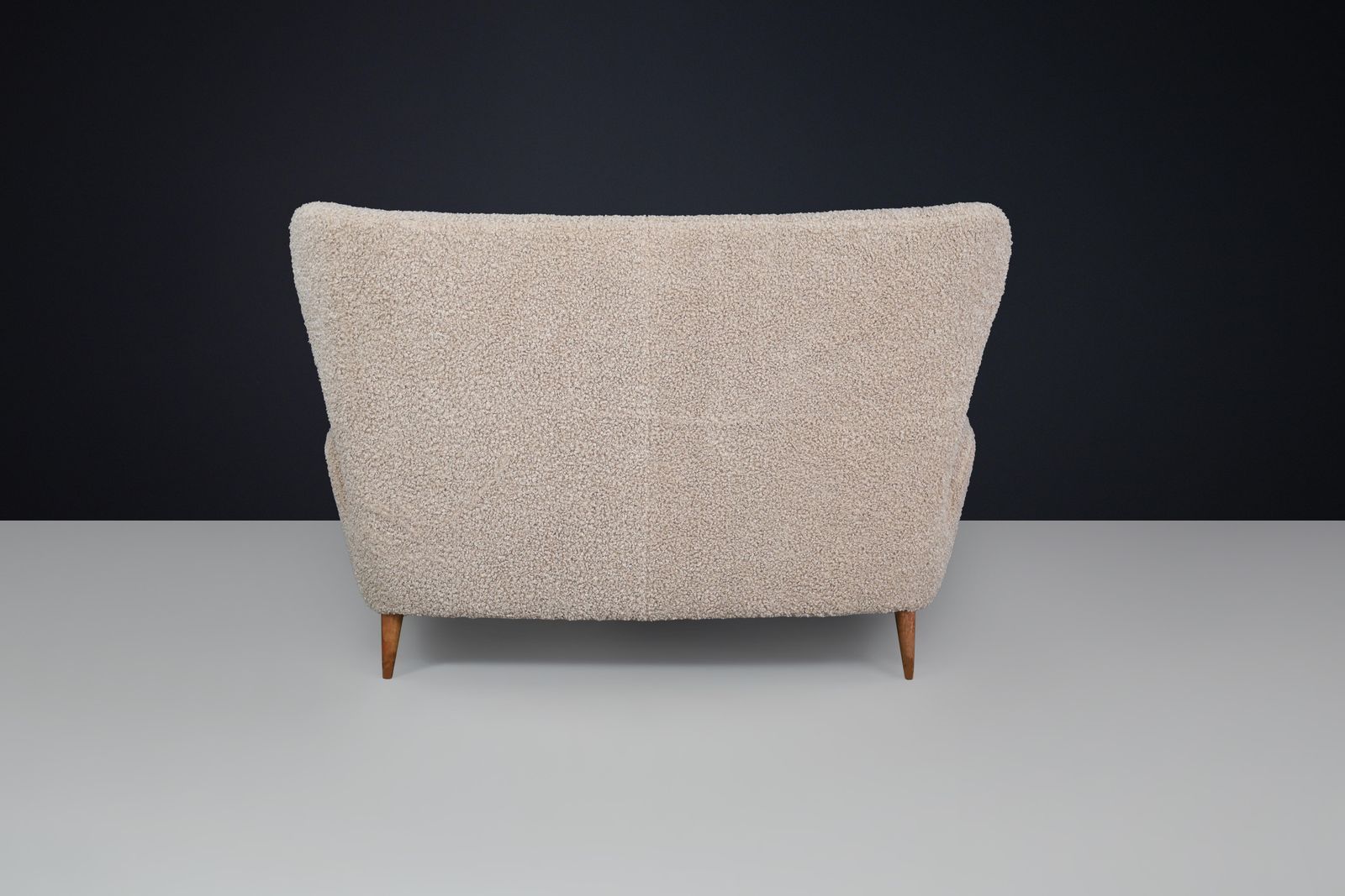 Mid Century Modern Sofa By Emilio Sala & Giorgio Madini In New Teddy Upholstery. photo 5158.0