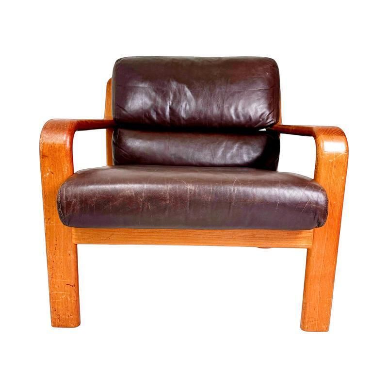 Mid Century Scandinavian Teak 3 Seater Sofa, 2 Seater Sofa And Armchair By L. Olsen & Søn, 1960s, Set Of 3 photo vinterior