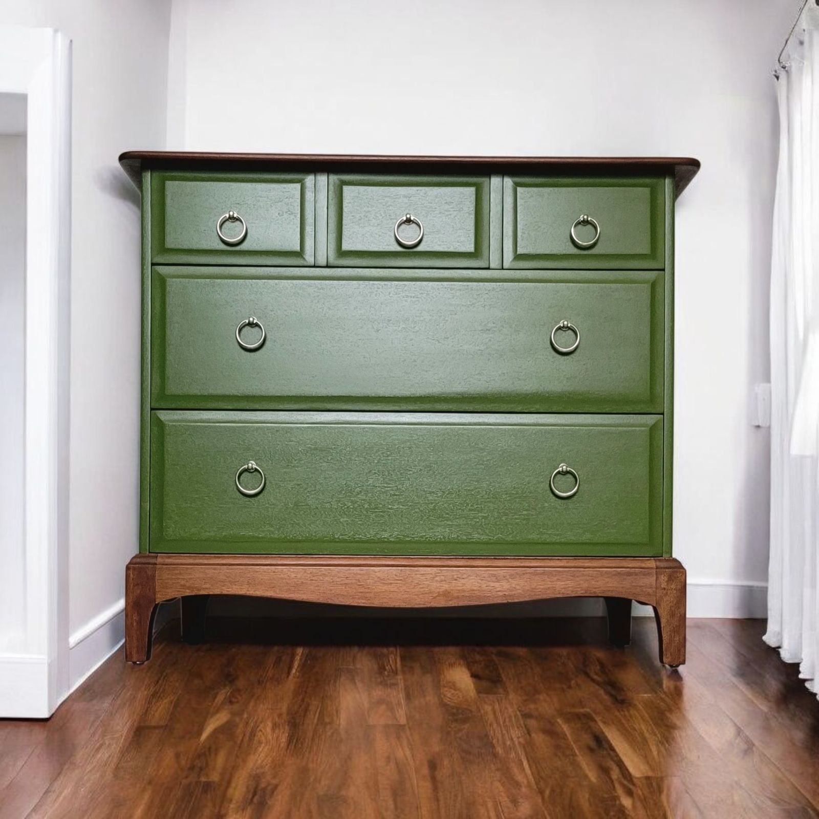 Stag Minstrel Chest Of Drawers Painted To Order photo Furniture