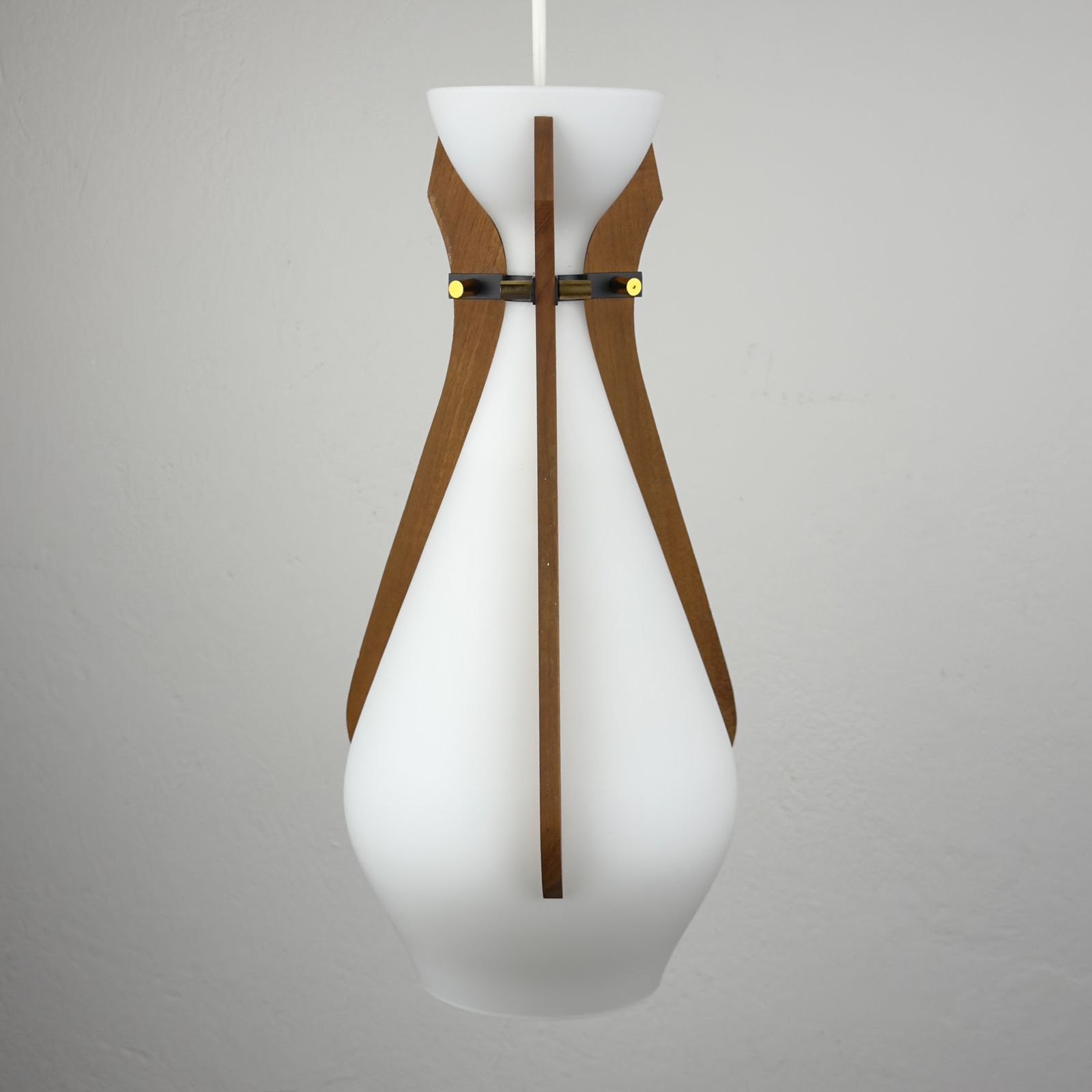 photo vintage Vintage Pendant Lamp By Stilnovo, Italy 1950s