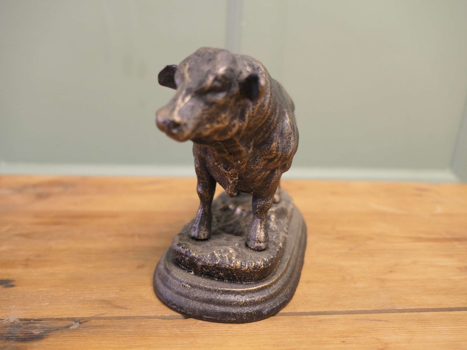 Ron Bull Desk Ornament With Bronze Finish Patina photo buy