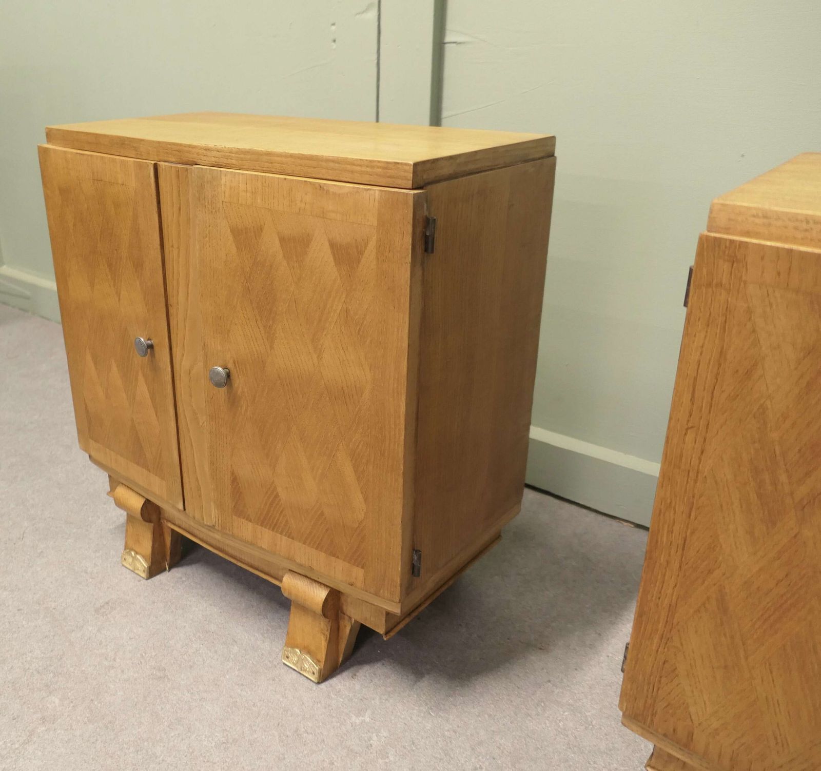 A Pair Of French Art Deco Bedside Cabinets photo for sale