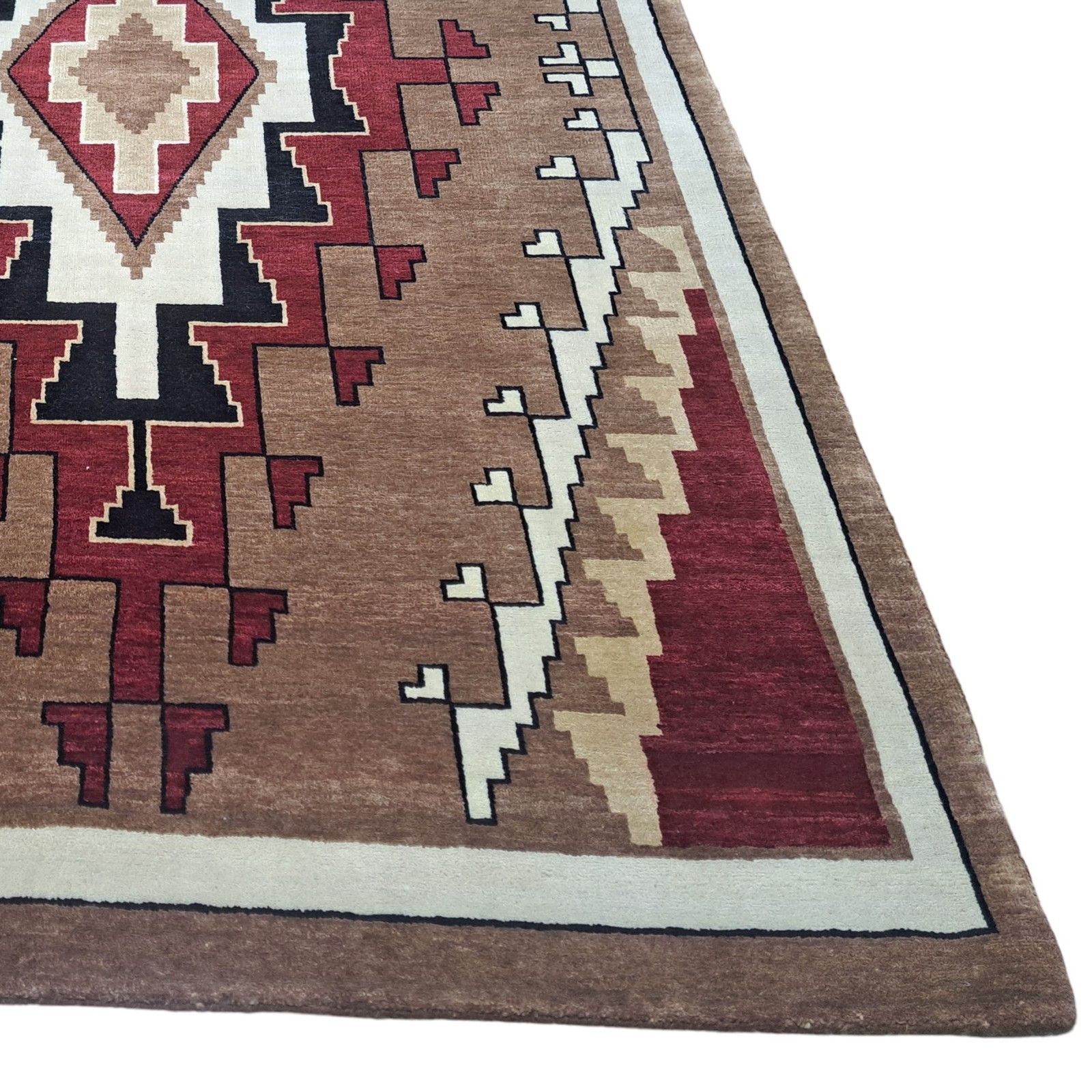 5.6x8 Ft New Handmade Rug. All Wool. Modern Living Room Carpet. Custom Options A photo vinterior