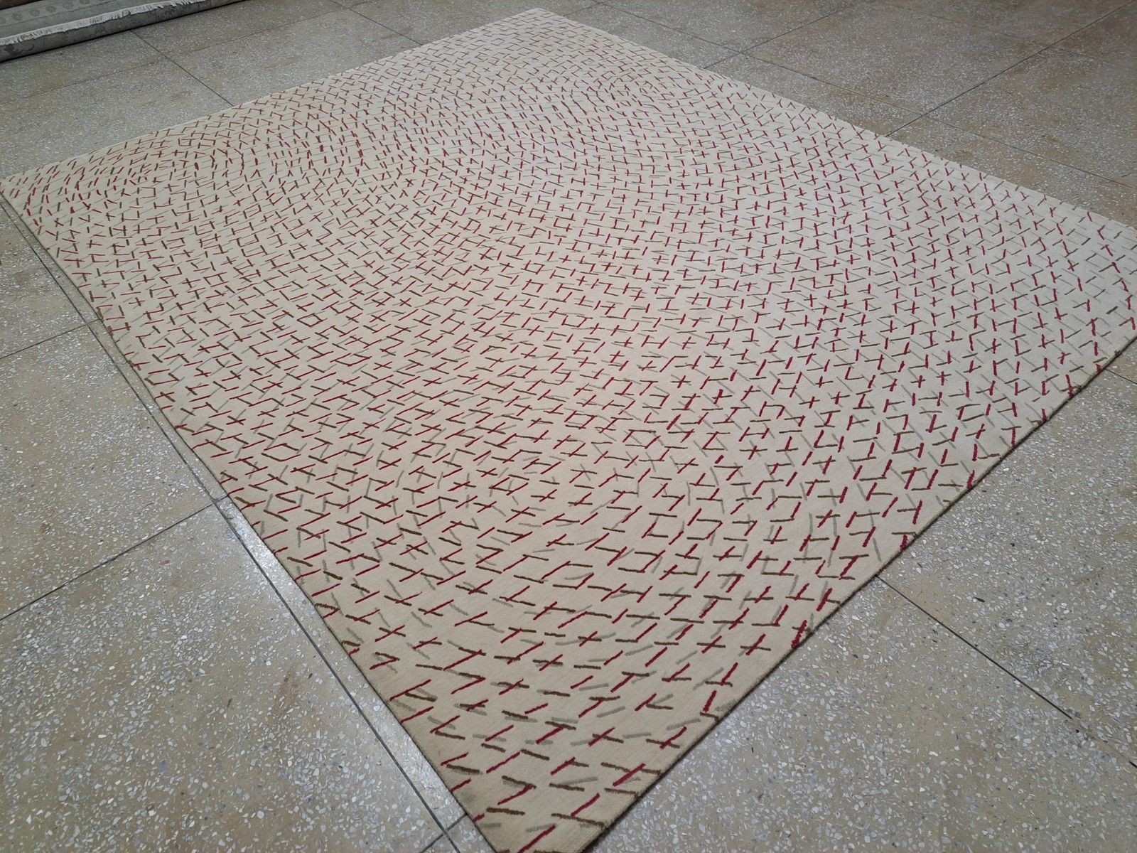 8x10 Ft High Quality Handknotted Nepalese Rug. All Natural Wool. Handmade Carpet photo furniture
