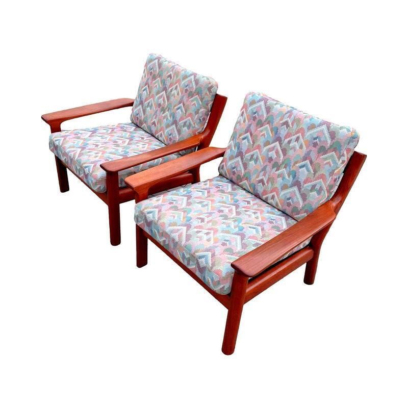 Lounge Chairs And Sofa By Juul Kristensen For Glostrup Møbelfabrik, 1960, Set Of 3 photo furniture
