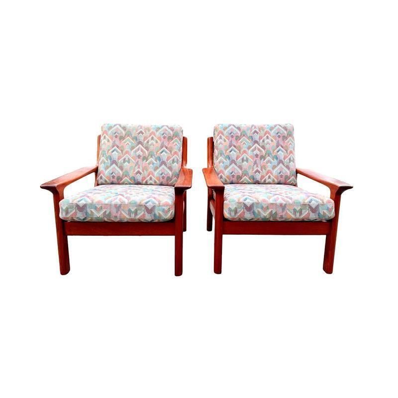 Lounge Chairs And Sofa By Juul Kristensen For Glostrup Møbelfabrik, 1960, Set Of 3 photo vinterior