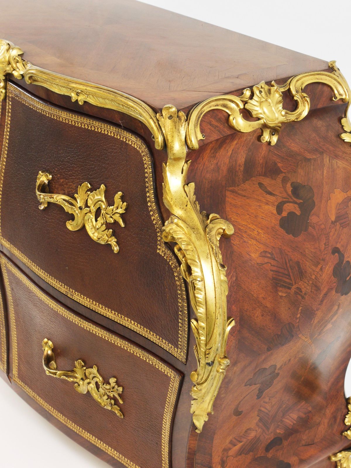 photo furniture G. Durand Louis XV Bombé Commode, Marquetry, Ormolu Bronze, 1880, Paris, France