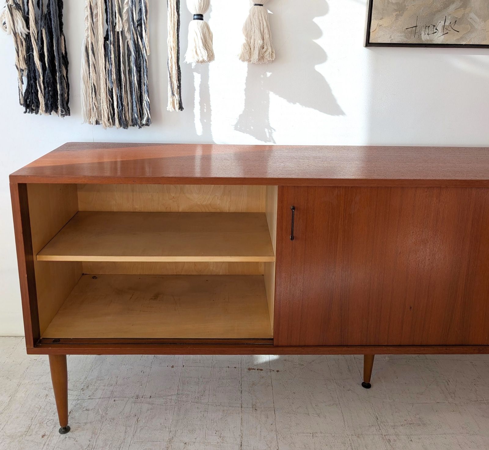 Mid Century Sideboard By Alfred Hendrickx, Belgium, 1960s, Teak & Vigneron Ceramic Tile photo vinterior