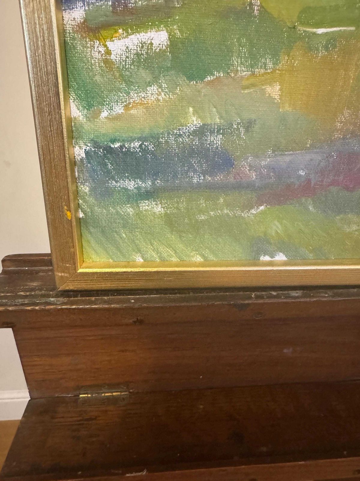 Swedish Original Mid Century Oil Painting By Harry Thomander photo Art