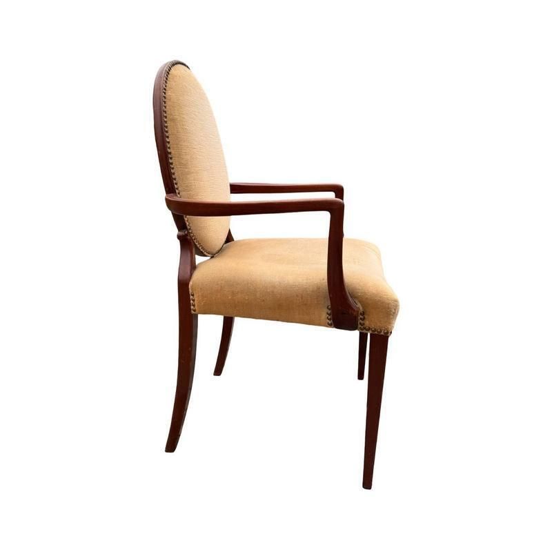 photo vinterior Art Deco Dining Chairs And Armchairs, Set Of 8
