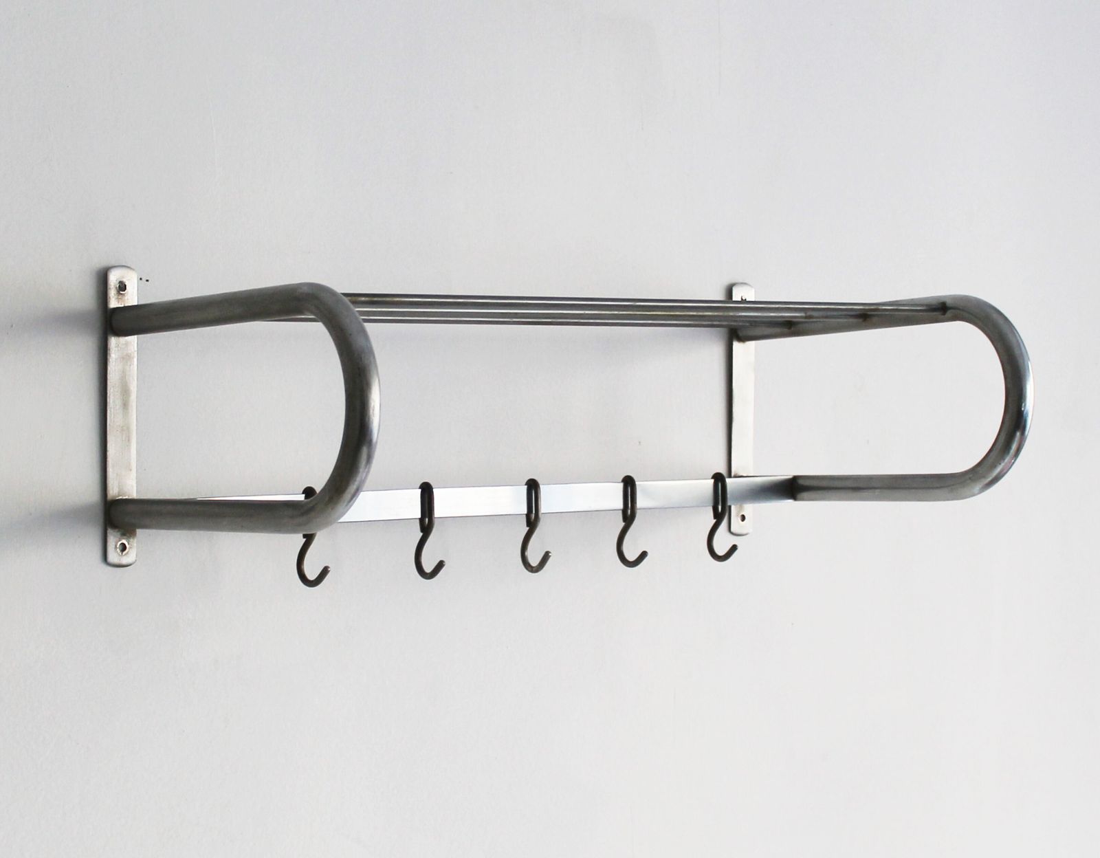 Modernist Tubular Steel Coat Hanger photo for sale