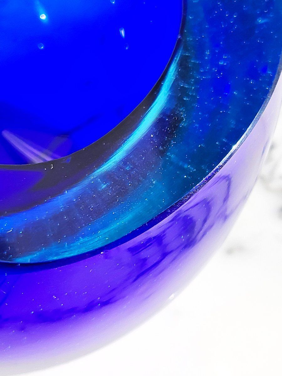 Large Mid Century Murano Glass Catch All Attributed To Flavio Poli For Seguso, 1960s photo vintage
