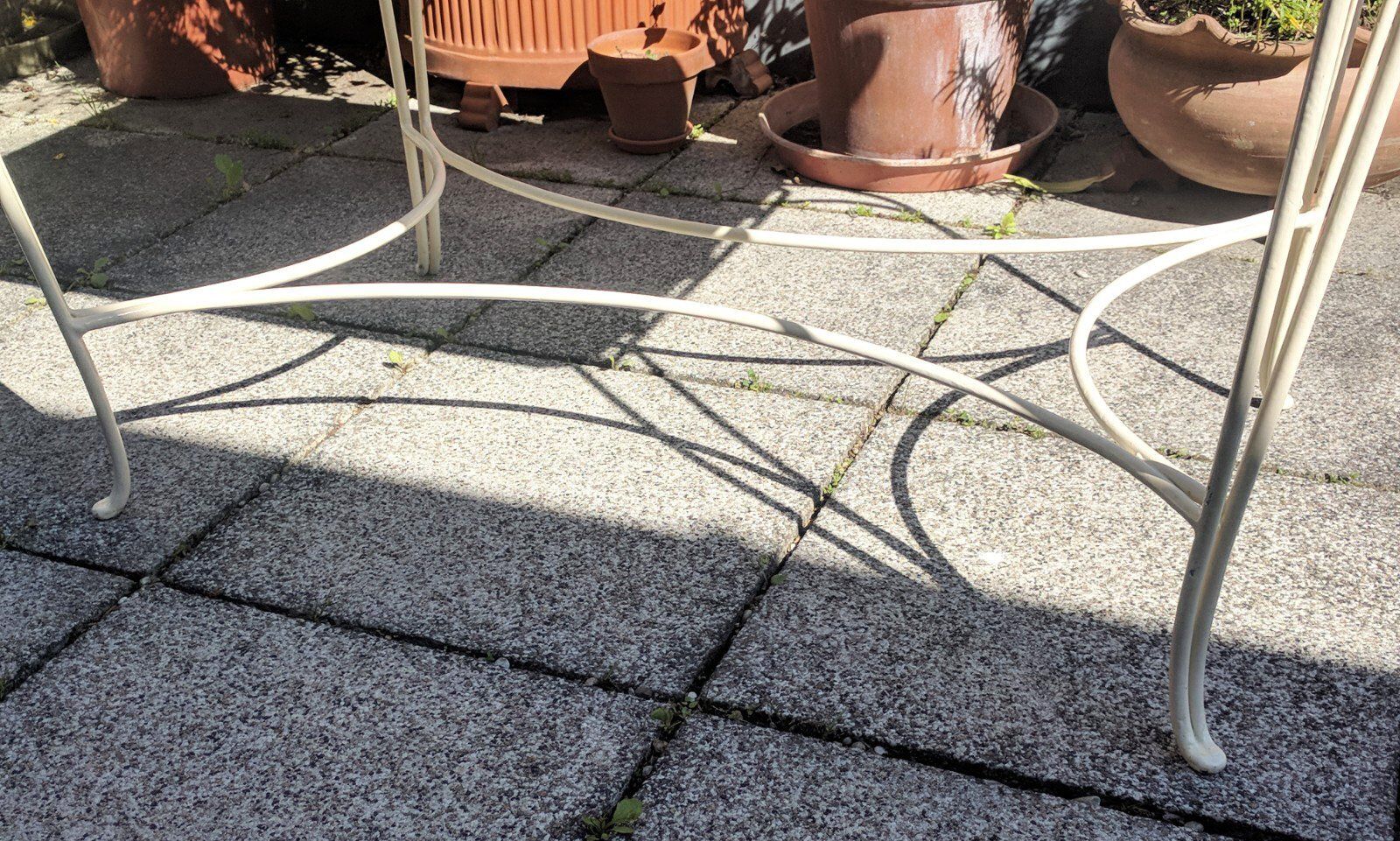 Garden Furniture Mid Century Modern Austrian Wrought Iron Garden Seating Set By Karasek & Co, 1950s, Set Of 2 photo