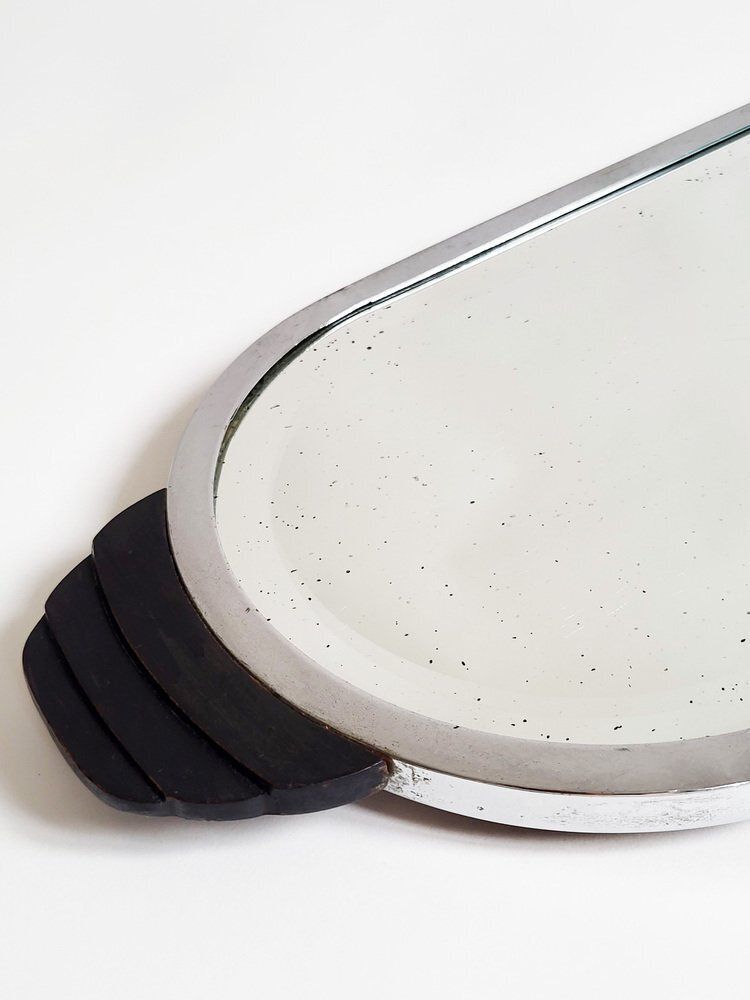 Art Deco Mirrored Tray, 1930s, 1920s photo 670.0