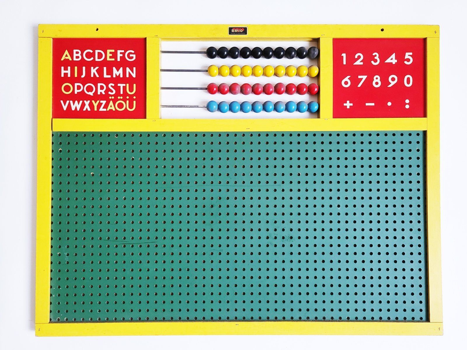 Mid Century Swedish School Board From Brio, 1960s