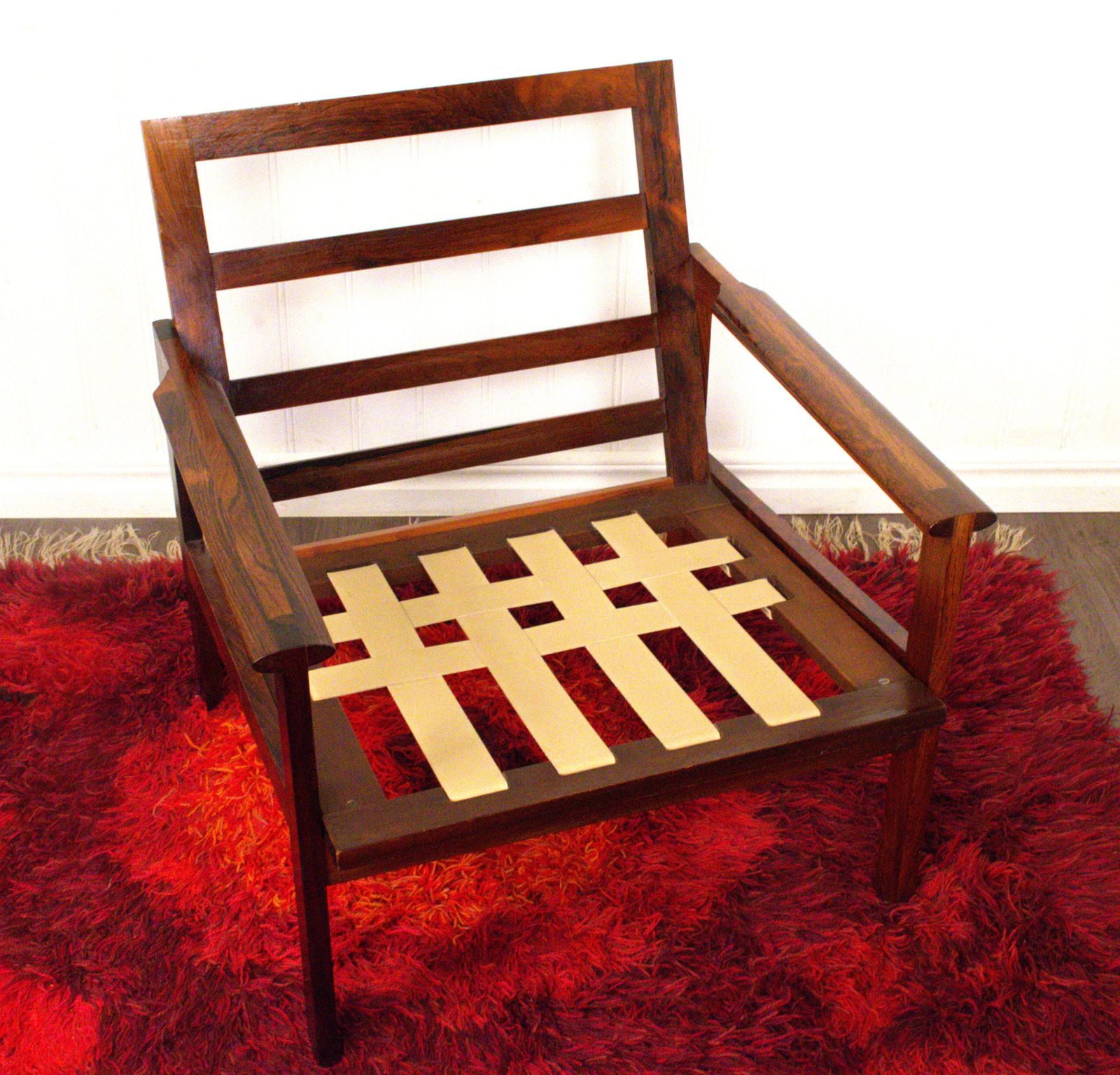 photo furniture Danish Capella Lounge Chairs In Leather And Rosewood By Illum Wikkelsö For Eilersen Möbler, 1970s, Set Of 2