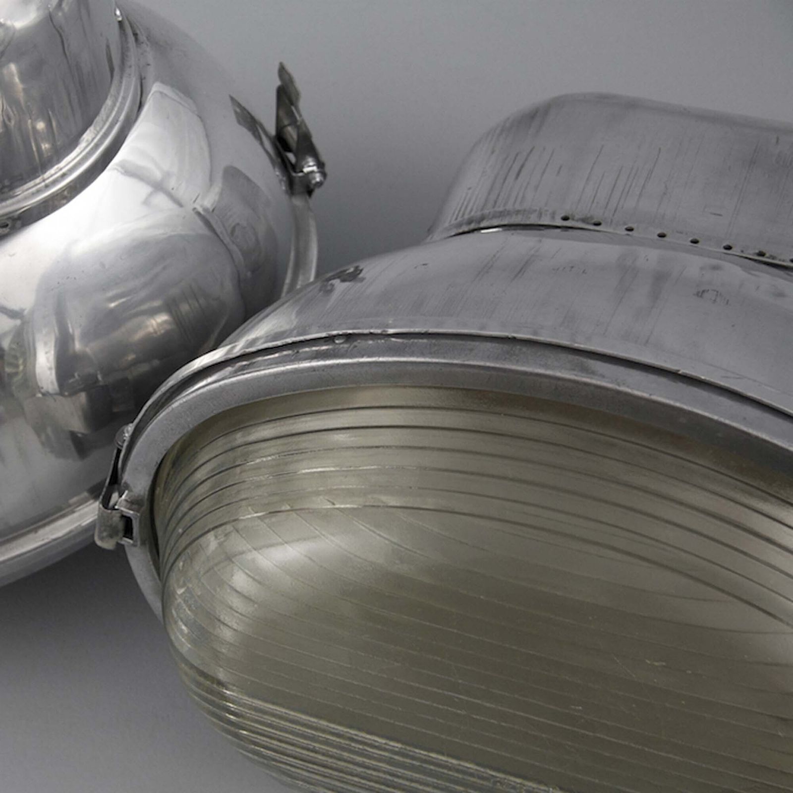 Lighting Polish Retro Street Lamp With Prismatic Glass photo