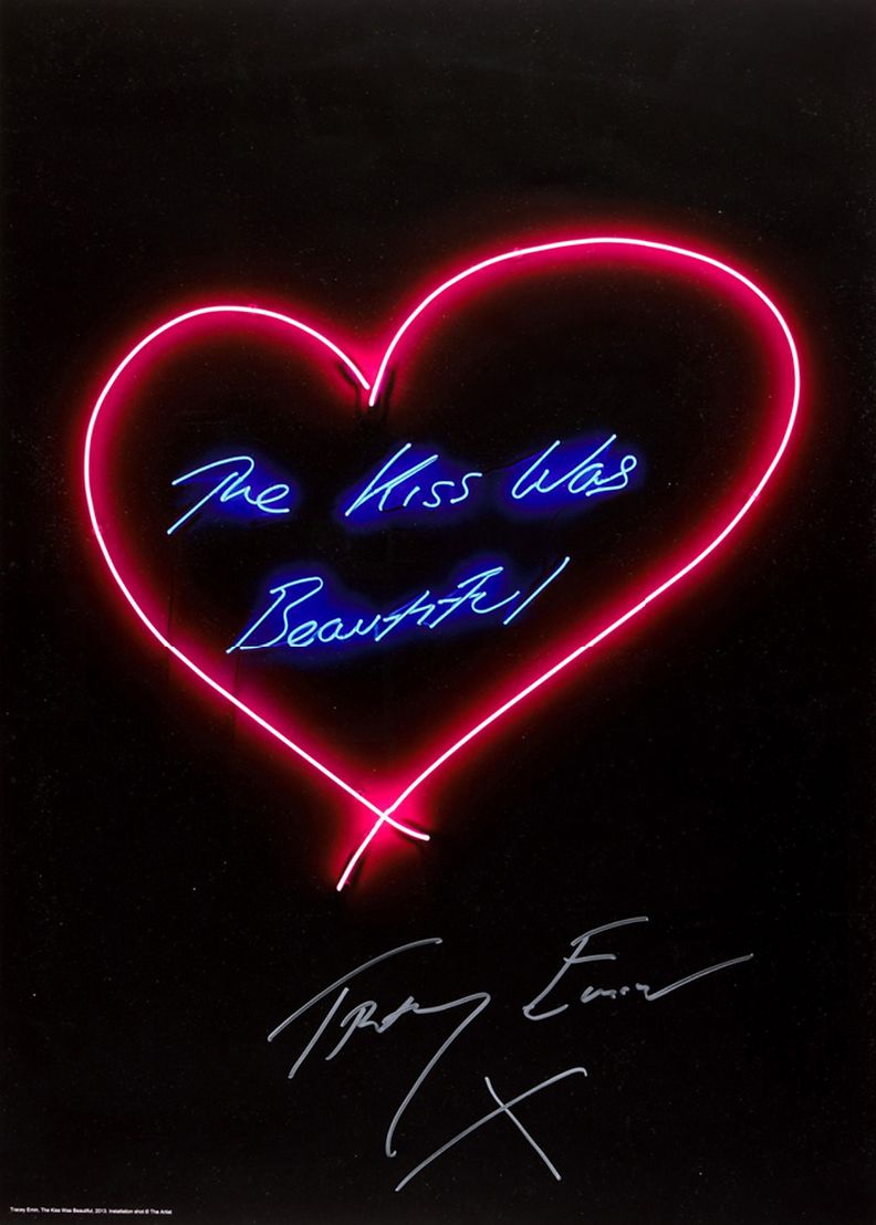 Tracey Emin Full Set Of Hand Signed Love Neon Posters photo furniture