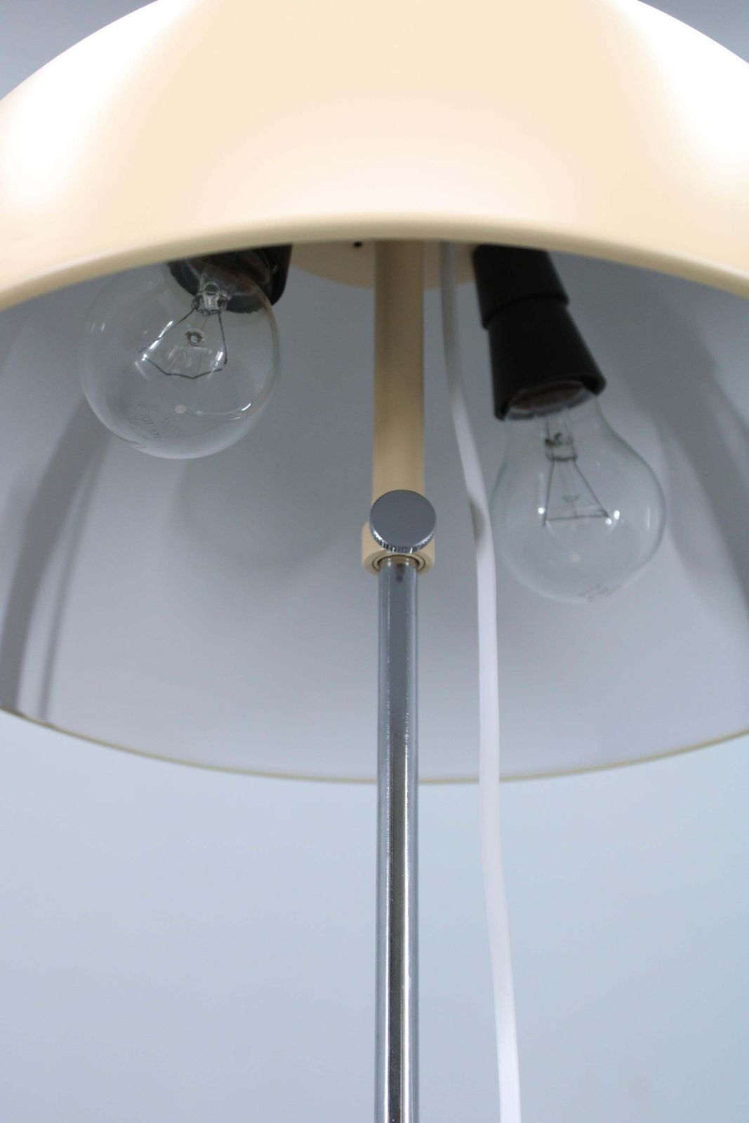 Napako Mushroom Floor Lamp With Height Adjustable Shade, Czechoslovakia 1970 photo vintage