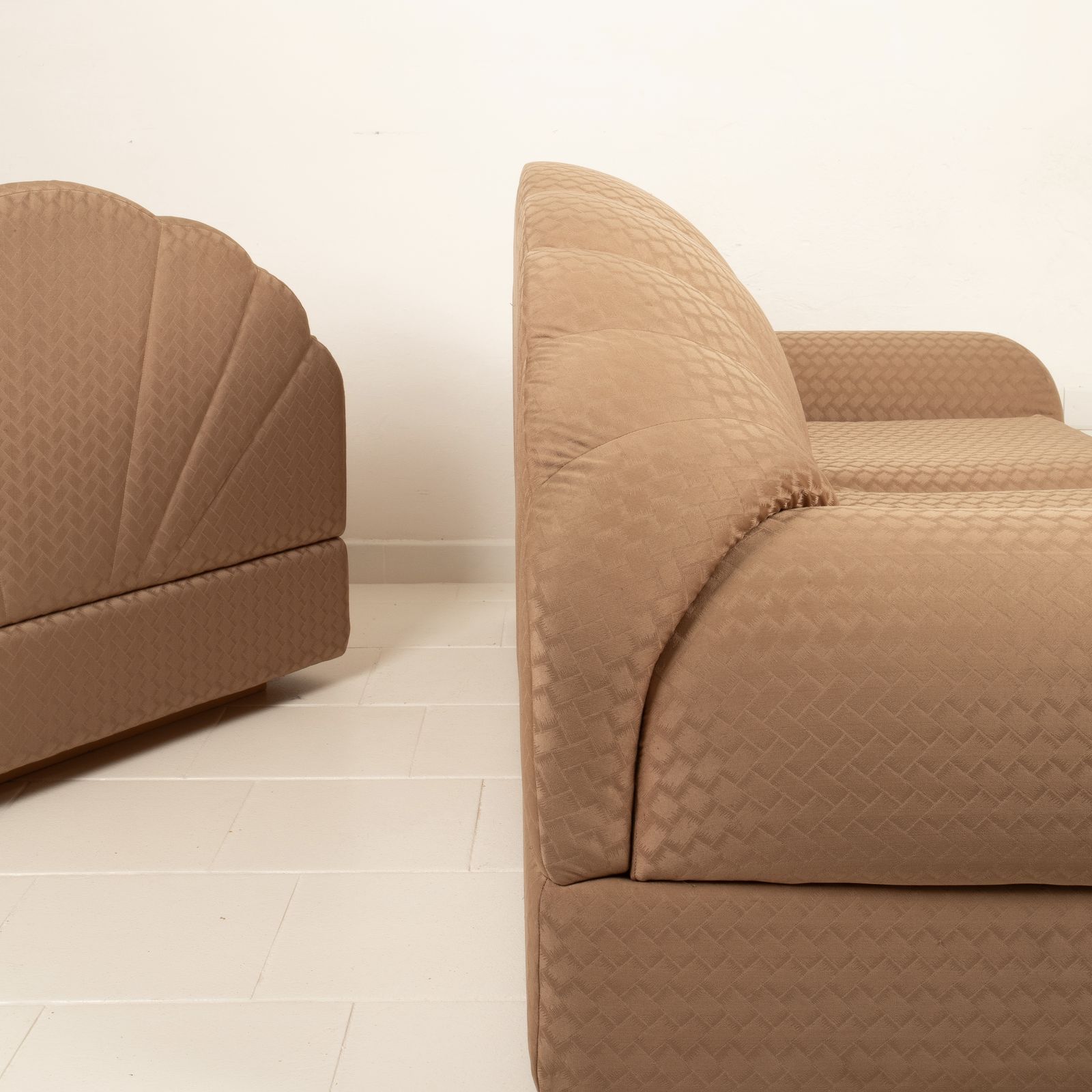 photo for sale Alain Delon Armchair And Sofa For Maison Jansen