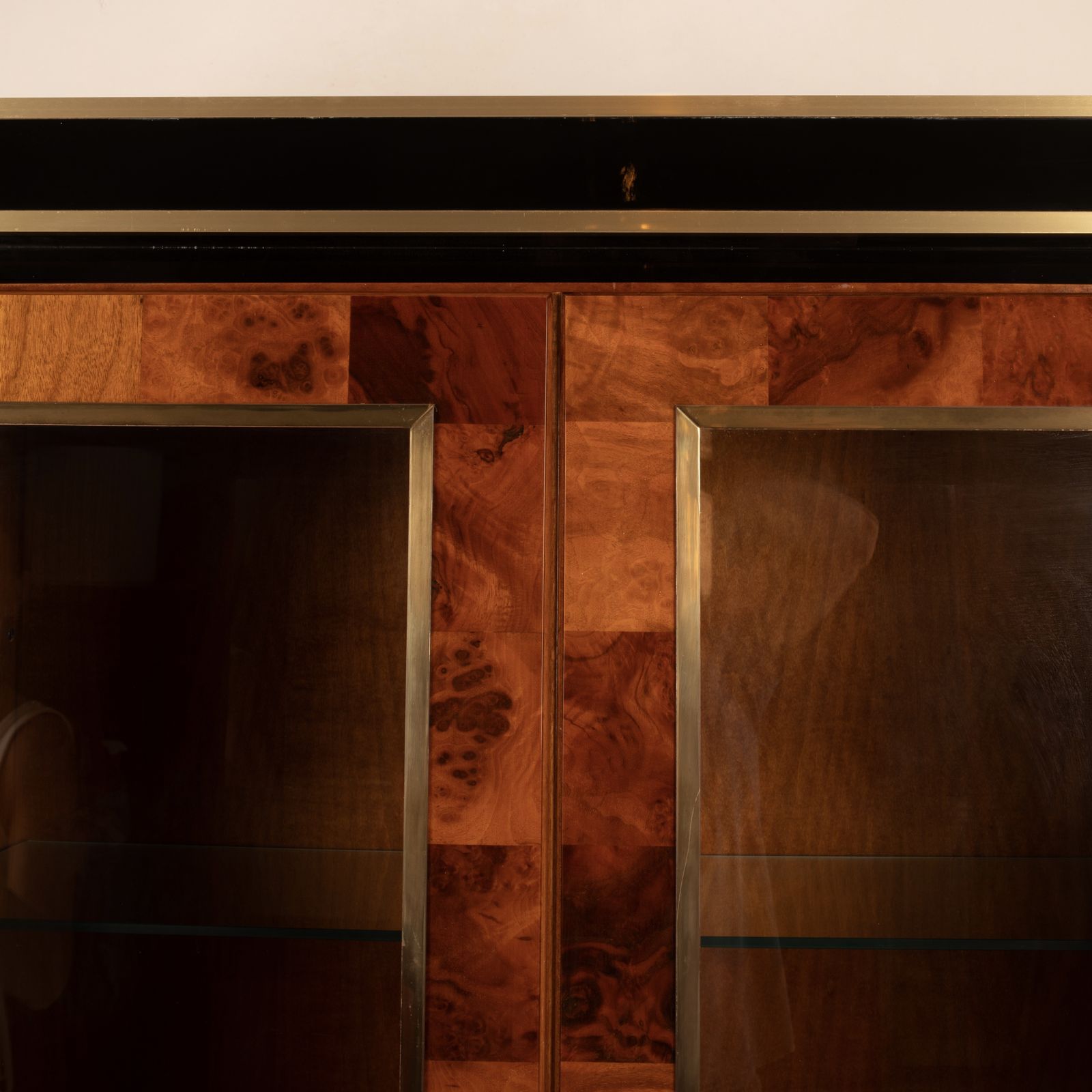 Redwood Bar Display Cabinet By Willy Rizzo For Mario Sabot photo furniture