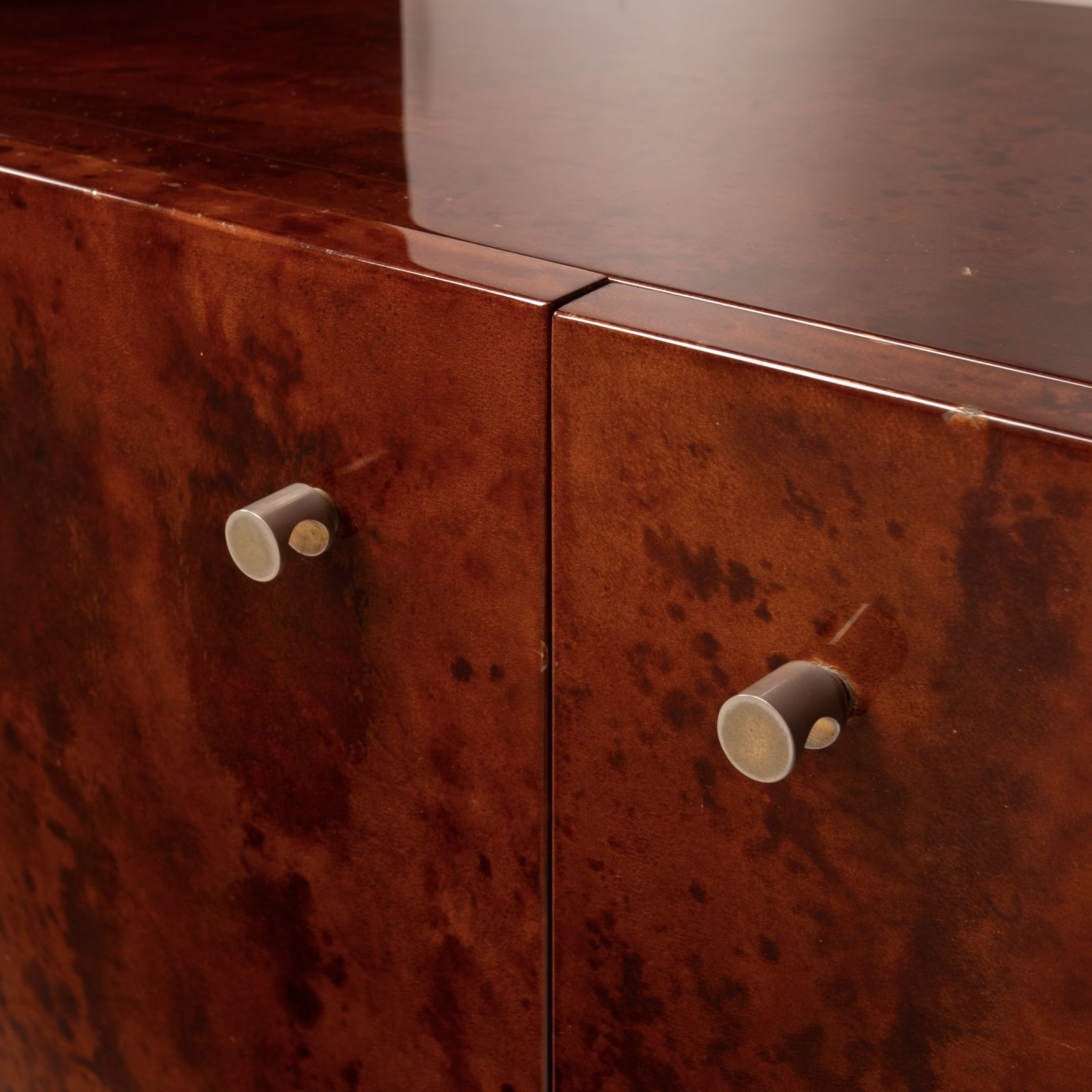 Parchment Bookcase By Aldo Tura For Tura Milano 1960 photo for sale