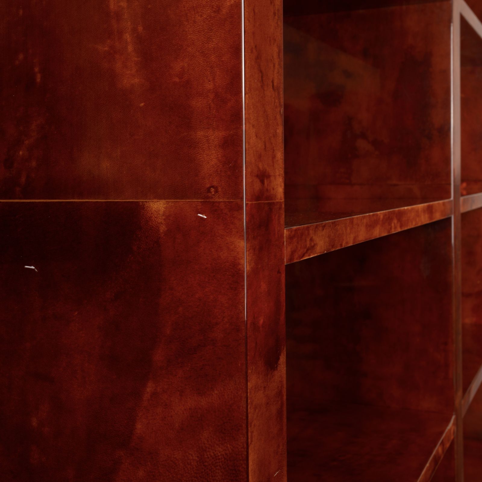 Parchment Bookcase By Aldo Tura For Tura Milano 1960 photo 14731.0