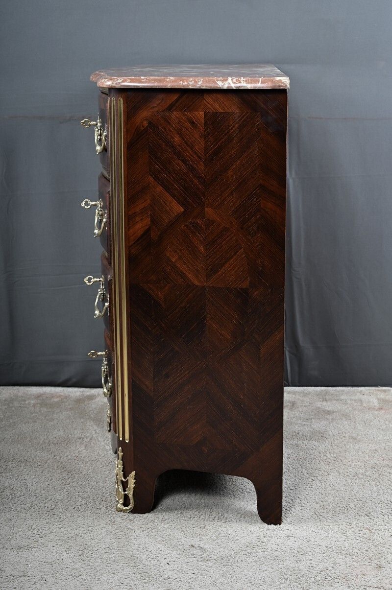 3840.0 Marquetry Commode, Regency Style, Napoleon III Period – Mid 19th Century photo