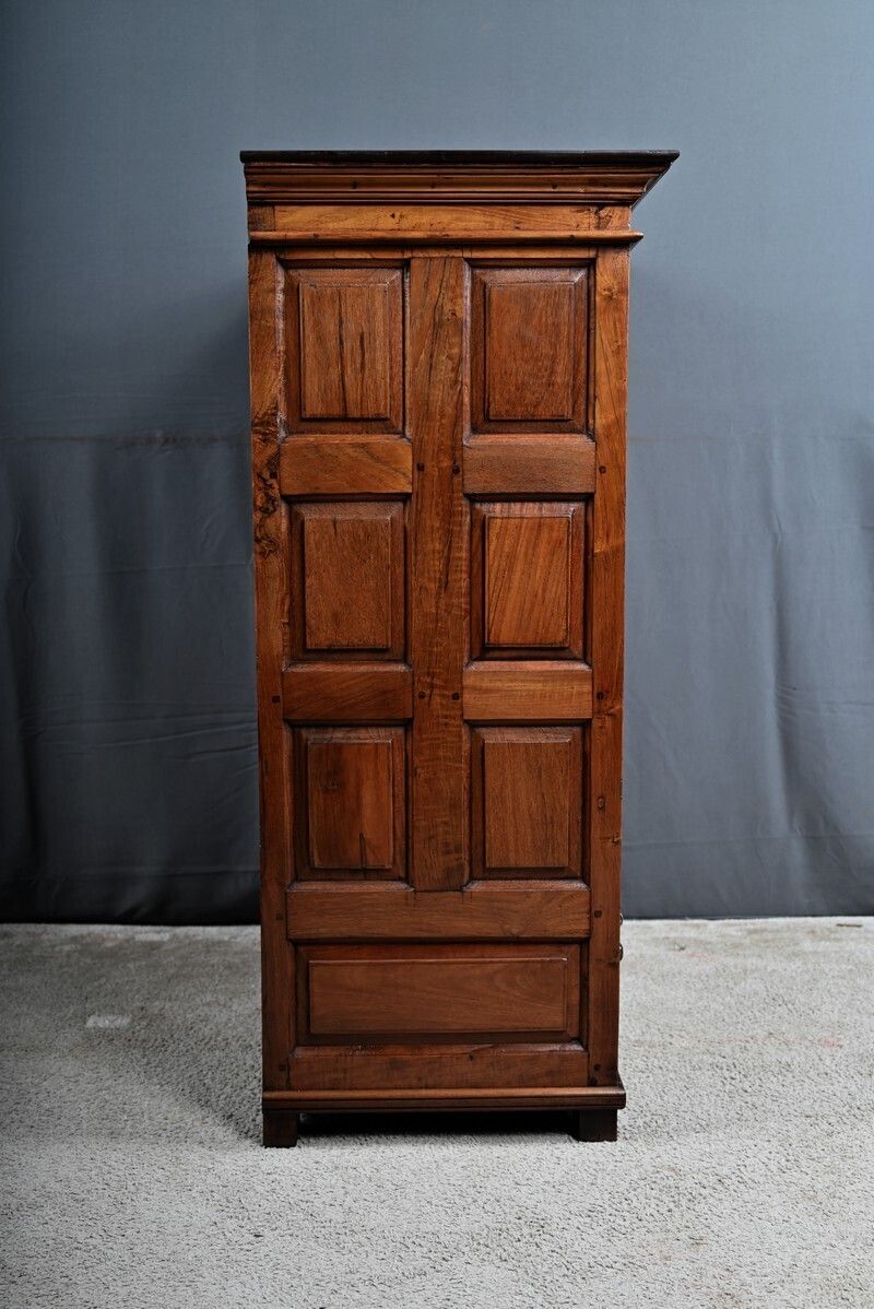 Small Teak Spice Cabinet, Pondicherry, India – Late 19th Century photo vintage