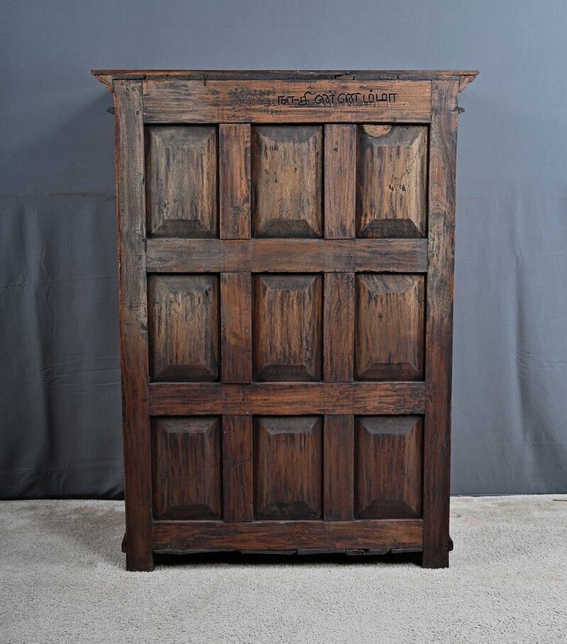 photo buy Small Teak Spice Cabinet, Pondicherry, India – Late 19th Century